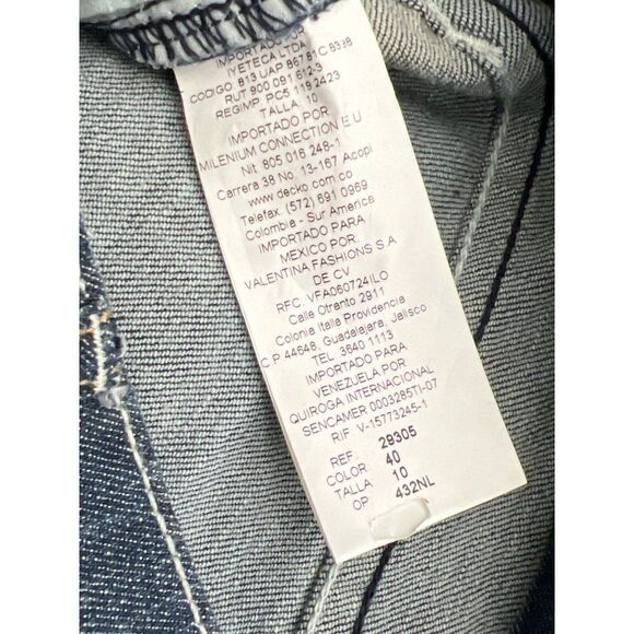 Decko Premium Beaded Low-Rise Jean Size 10 - Picture 9 of 10